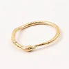 High End PVD Snake Shaped Gold Color Rng Stainless Steel Thin Ring for Women Waterproof Jewelry Party Gift 1