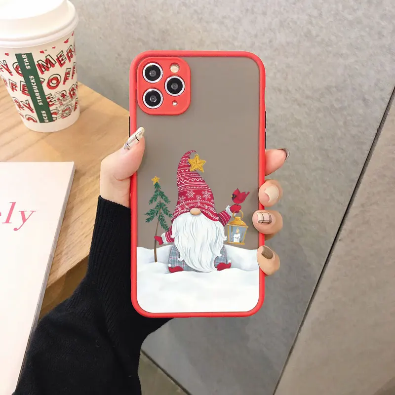Neujahr Weihnachten Santa Claus Handy hülle für iPhone 14 13 12 11 Pro Max Mini 15 Pro Max xs xr x 15 14 8 7 plus süße Rück abdeckungen – Detail 5