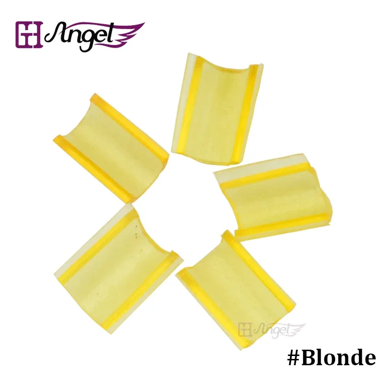 Hair Extension Glue Keratin Glue 1000pcs hot melt glue Nail Tip Keratin U-Shaped Fusion Chips Glue Keratin Nail Tip for hair extension