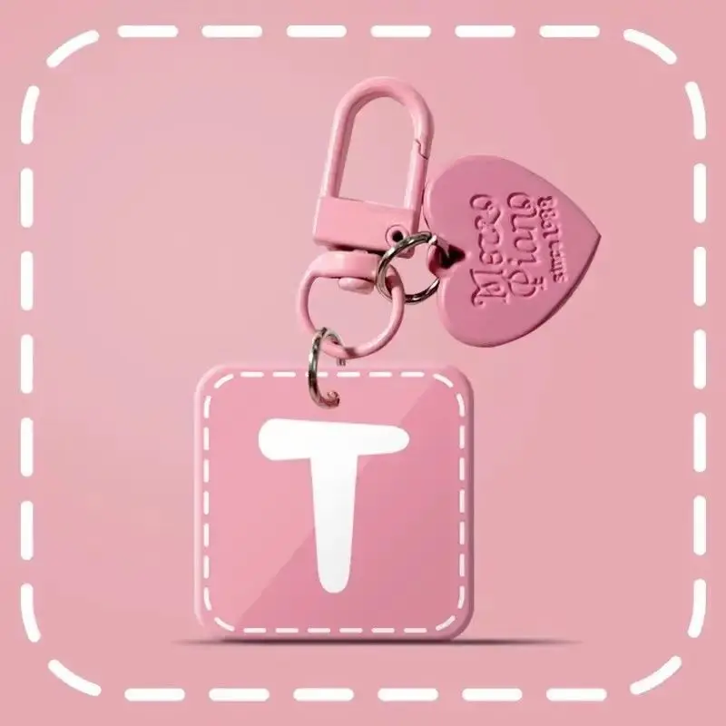 Pink Heart-Shaped Creative Pendant Keychain – Girly Handbag Accessory & Top Birthday Gift
