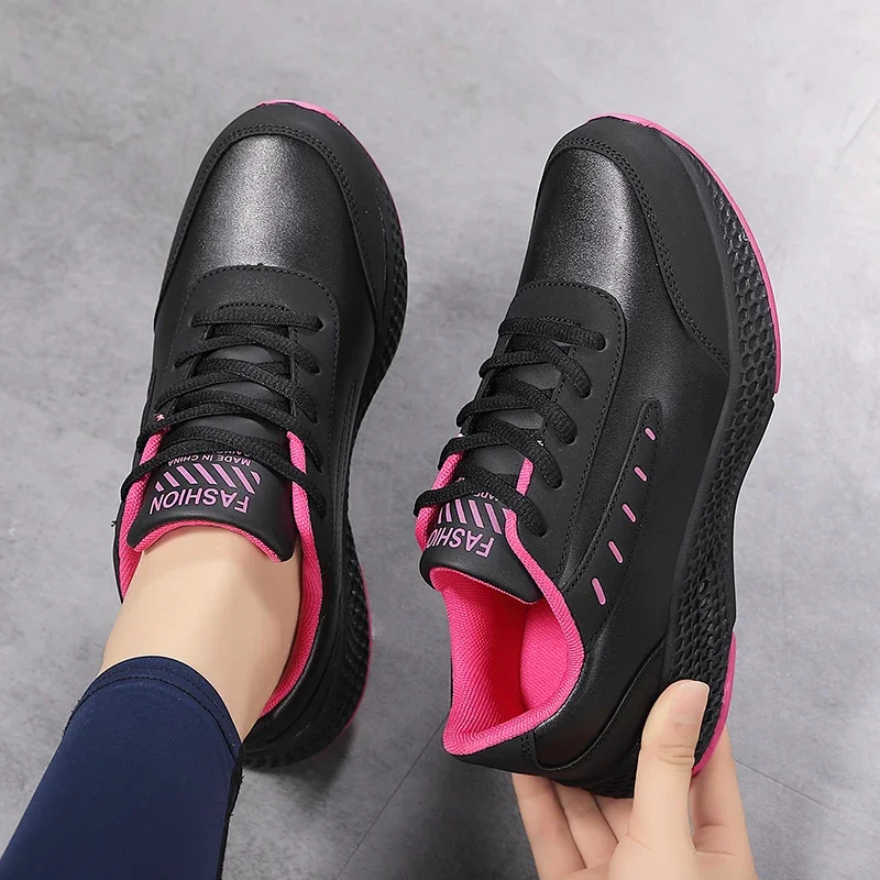 Four Seasons Lightweight Waterproof Running Shoes Women Autumn Comfortable Casual Sneakers Ladies Non-Slip Sports Jogging Shoes