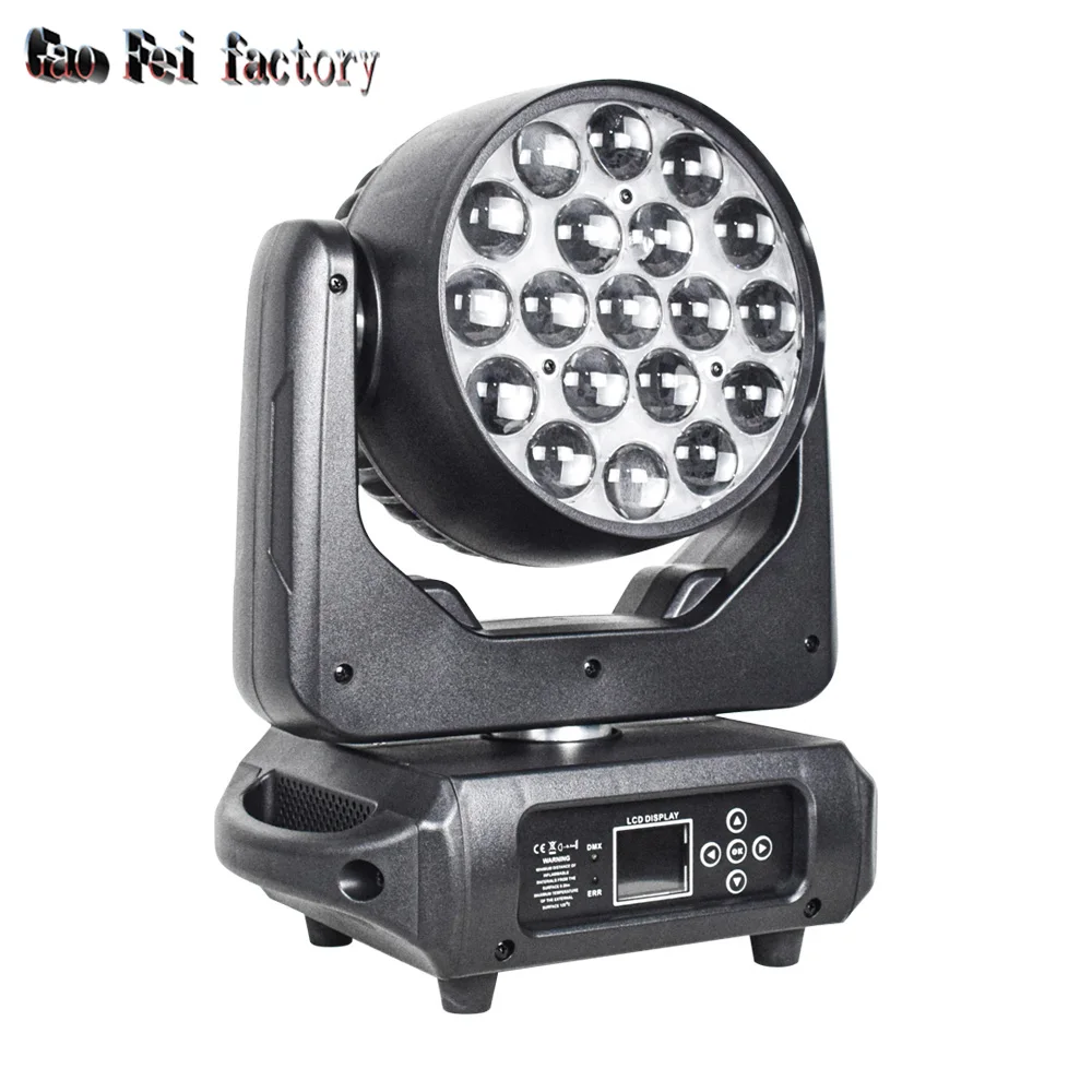 新しいリラウォッシュ 19 × 15 ワット照明 Led ビームズーム RGBW