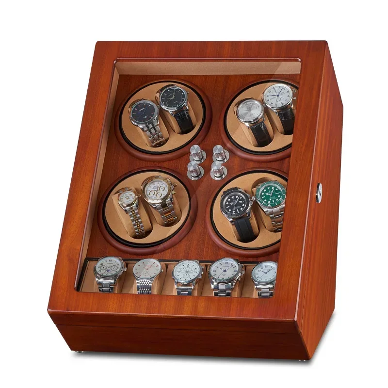 Luxury 8+5 Slot Automatic Watch Winder Box for Mechanical Watches, Rotating Clock Stora... - SKU LAWW1216 - UGI Packaging