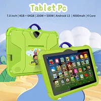 2025 New 5G WiFi 7 Inch Tablet For Children Learning Education Kids' tablets Quad Core 4GB RAM 64GB ROM Dual Cameras Android 13 2