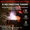 MIG175 175A MIG Welder with Aluminum Spool Gun - Advanced Auto MIG Synergistic Setting, Voltage Fine Tuning,Brown, 240V 2