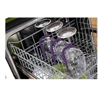 4Pcs Adjust Silicone Wine Glass Dishwasher Goblet Holder Safer Stemware Saver Utensils Saver Wine Glass Clip Washing Assistant 2
