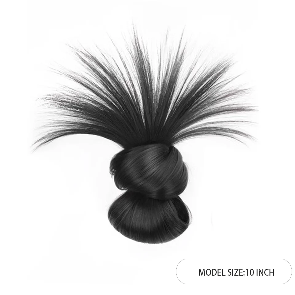 Claw Clip Chignon Short Ponytail Hair Extensions Synthetic Messy Bun Hair Piece for Wonen Straight Natural Fake Hairpieces