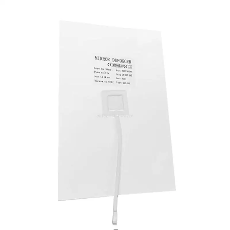 Upgraded Anti Fog Film Fog Resistant PET Film for 12V Mirrorors Keep Your Mirror Clear & Fog Frees Simple Installs 3