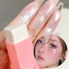 6 Colors Love Shape Matte Shiny Highlight Blush Sticks Waterproof Sweatproof Lasting Multifuncation Brightening Facial Highlight 2
