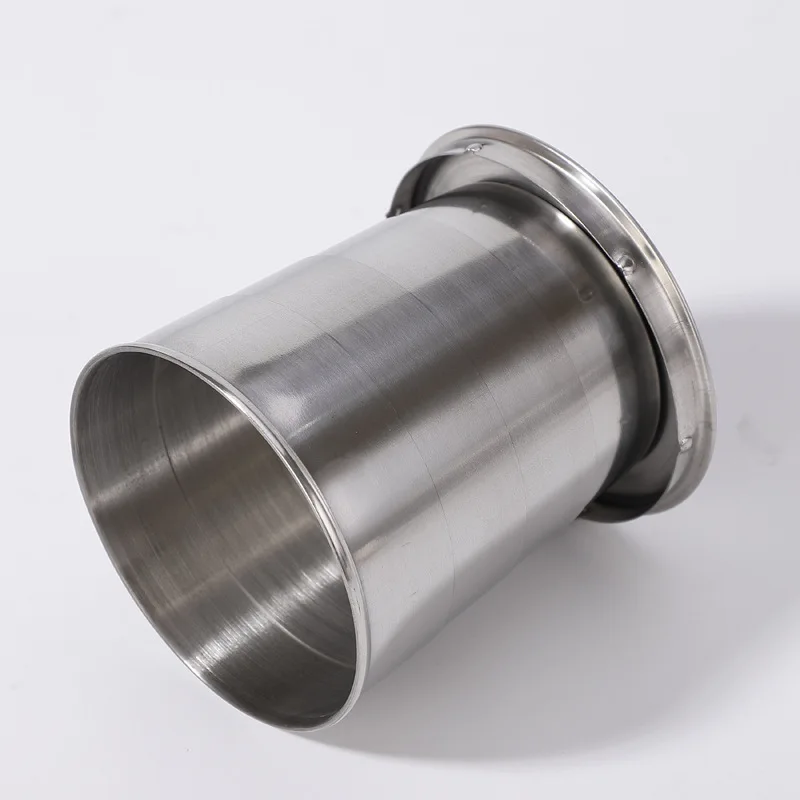 Stainless Steel Travel Carry-On Outdoor Wine Glass Portable Telescopic Water Cup Folding Wine Teacup Large Small And Medium-Size folding cup
