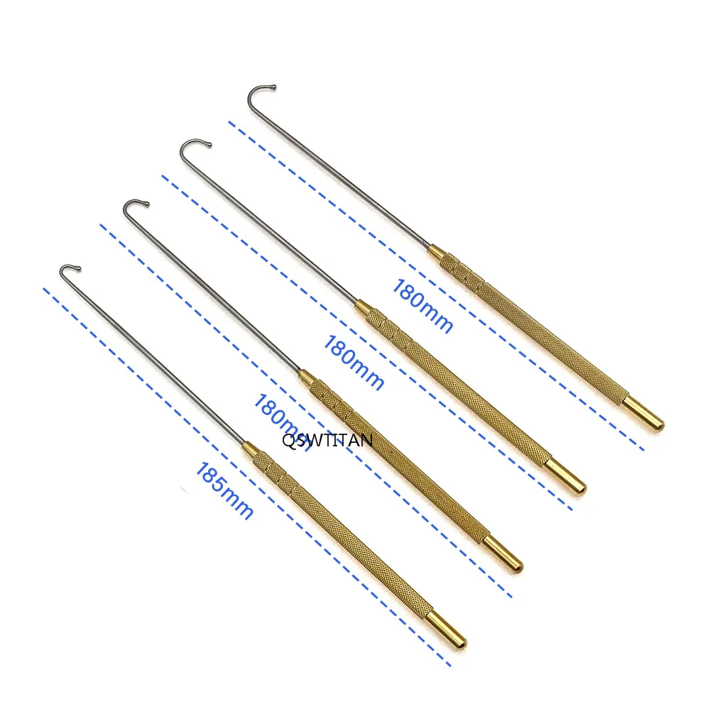 Veterinary surgical instruments animal ovaries removal hook vet snook ovariectomy hook pet uterine small animal surgery tools 180mm long