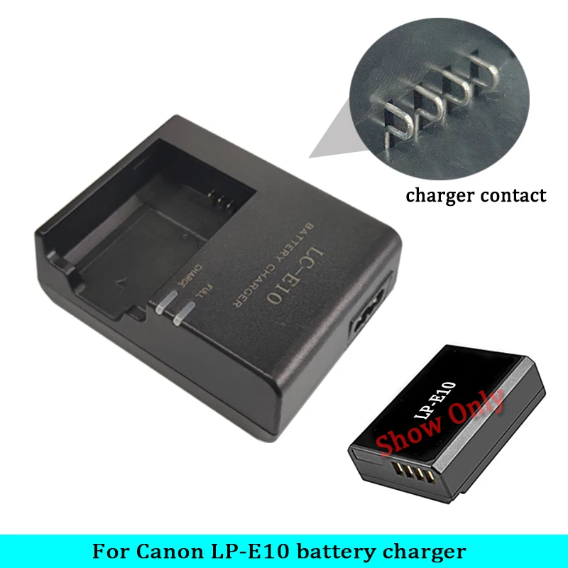 LP-E10 Camera Battery Charger Replace LC-E10C for Canon 1100D