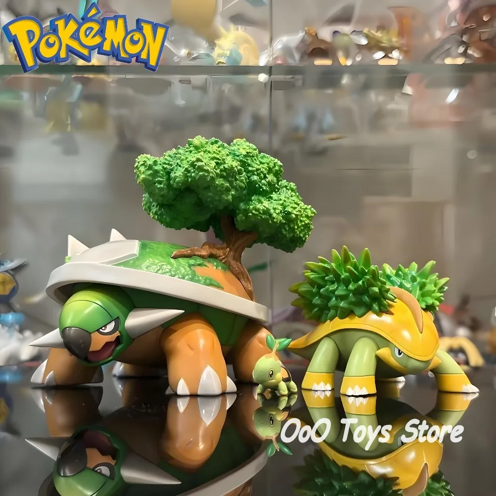 Anime Pokemon Figure Torterra Evolutionary Group Action Figures Pvc Desktop Ornamen Collection Model Toys Gifts 2-11cm