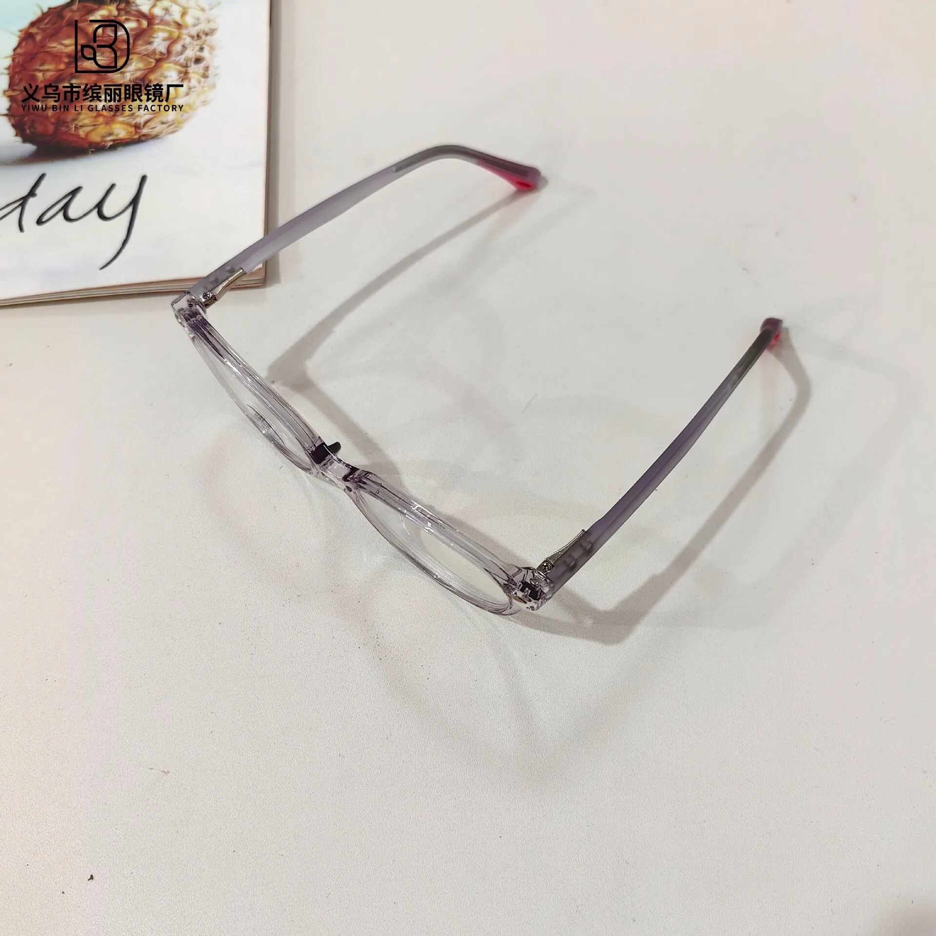 Fashionable new anti blue light children's flat lenses, student reading computer glasses, flat lenses
