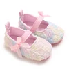 Baby Girls Mesh Rose Shoes Cute Sweet Soft Sole Non-Slip Crib Shoes for Spring Fall 2