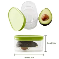 Avocado Fresh-Keeping Box, Household Storage Box, Kitchen Small Tools, Outdoor Portable Crisper 1