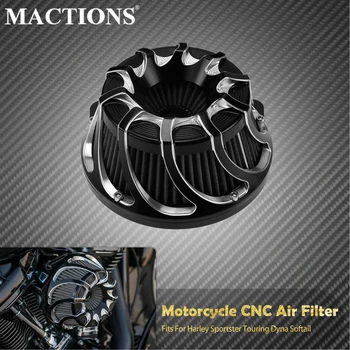 Moto Filtro Aria Pulitore Filtro di Aspirazione Elemento Grigio Per Harley Sportster XL Dyna Touring Street Electra Road Glide Softail