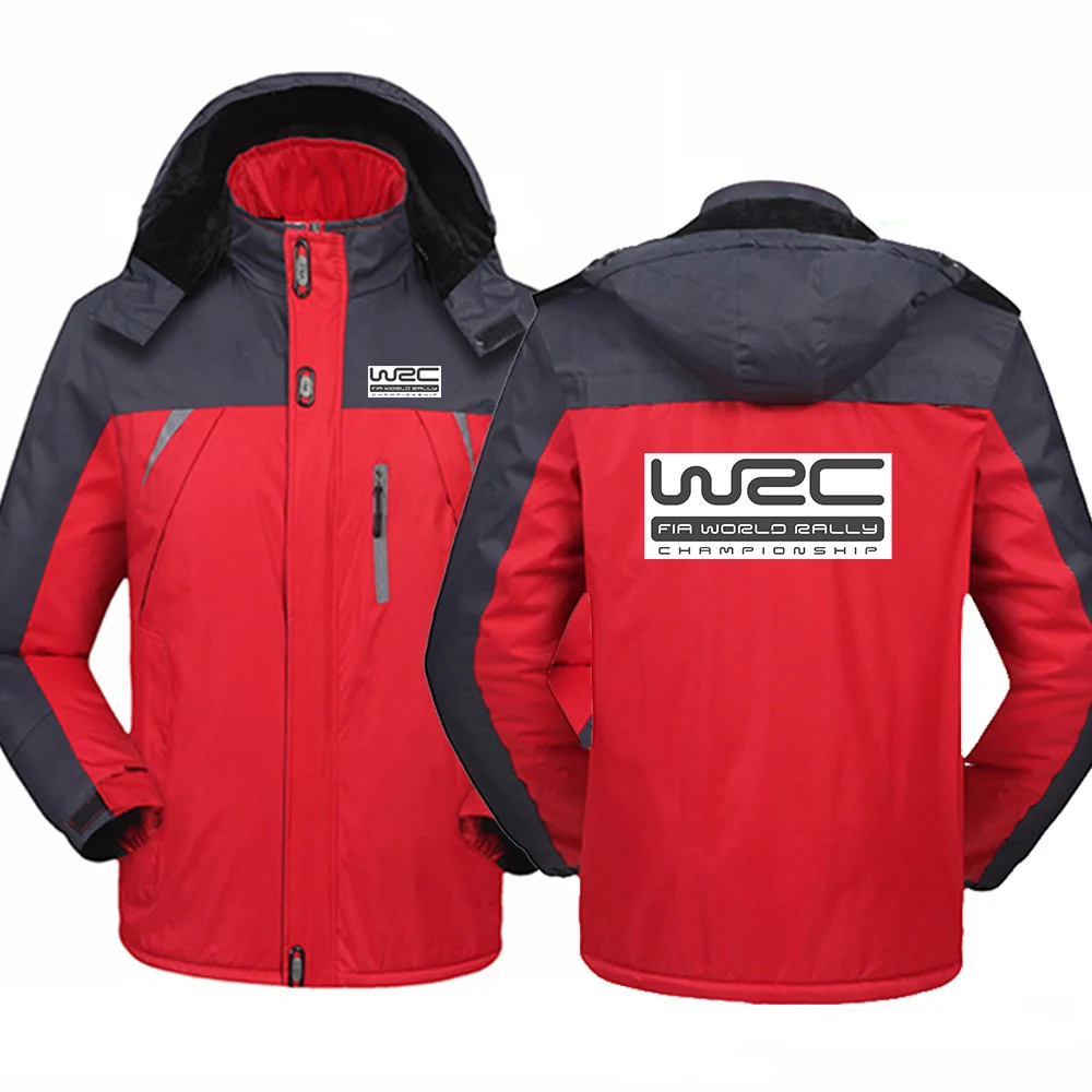 World Rally Championship WRC Printed Men Thicken Windbreaker Coats Waterproof Warm Cold-Proof Mountaineering Comfortable Jackets 4