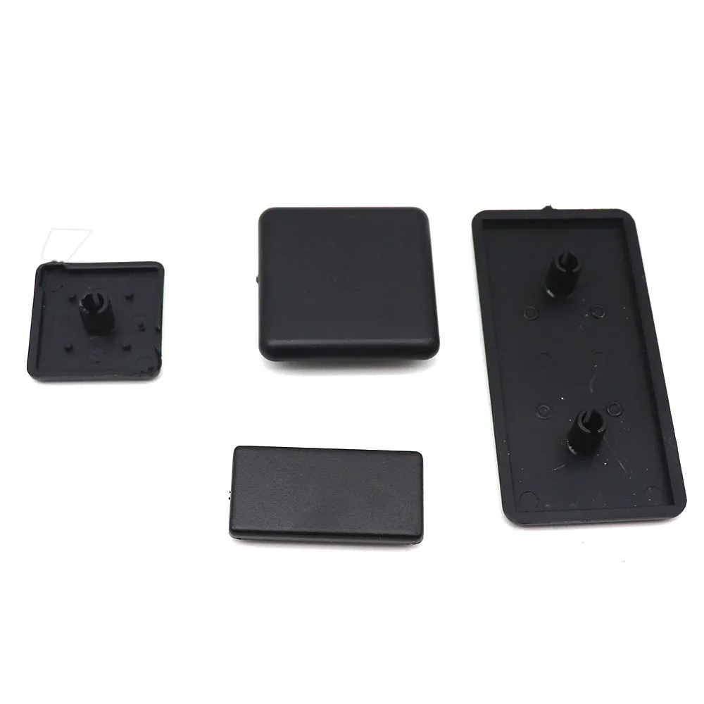 Parti Della Stampante 3D Cnc Con Piastra Di Copertura In Nylon Nero Da 20 Pezzi Per Profilo In Alluminio Ue 2020/2040/3030/3060/4040/4080/4545/5050/60