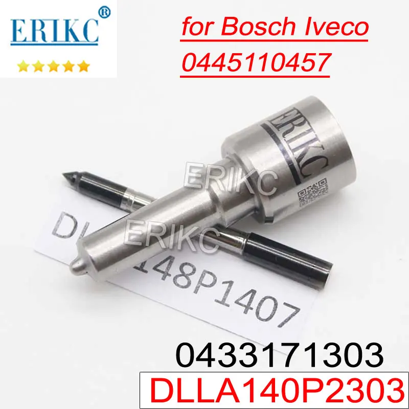 

DLLA 140 P 2303 Форсунка системы питания с общей топливной магистралью, наконечник 0433172303 DLLA140P2303, автомобильная дизельная Топливная форсунка для Bosch Iveco Fiat 0445110457