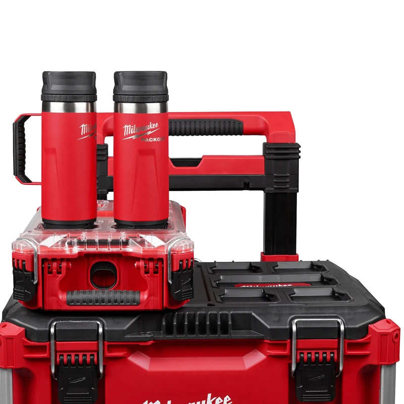 Milwaukee 48-22-8394R PACKOUT 18oz Insulated Mug With Sip Lid Double Wall Insulation Reinforced Handle Water Bottle 6