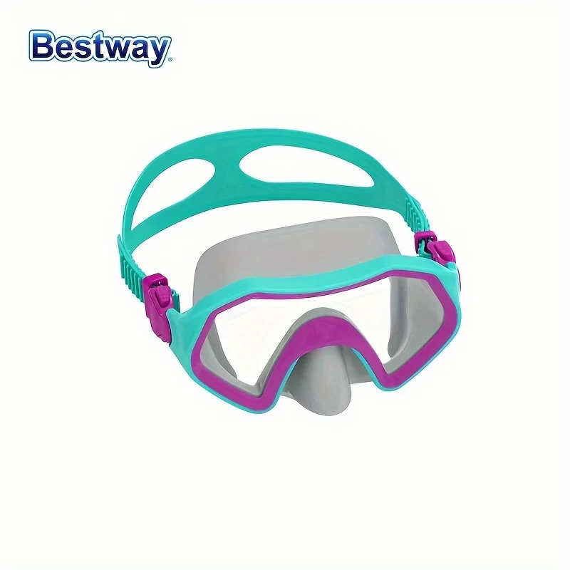Bestway 22049 3 Colors Available, HD Panoramic Swimming Goggles, Glass Diving Goggles, Adult Swimming Goggles, Adjustable Silico 3