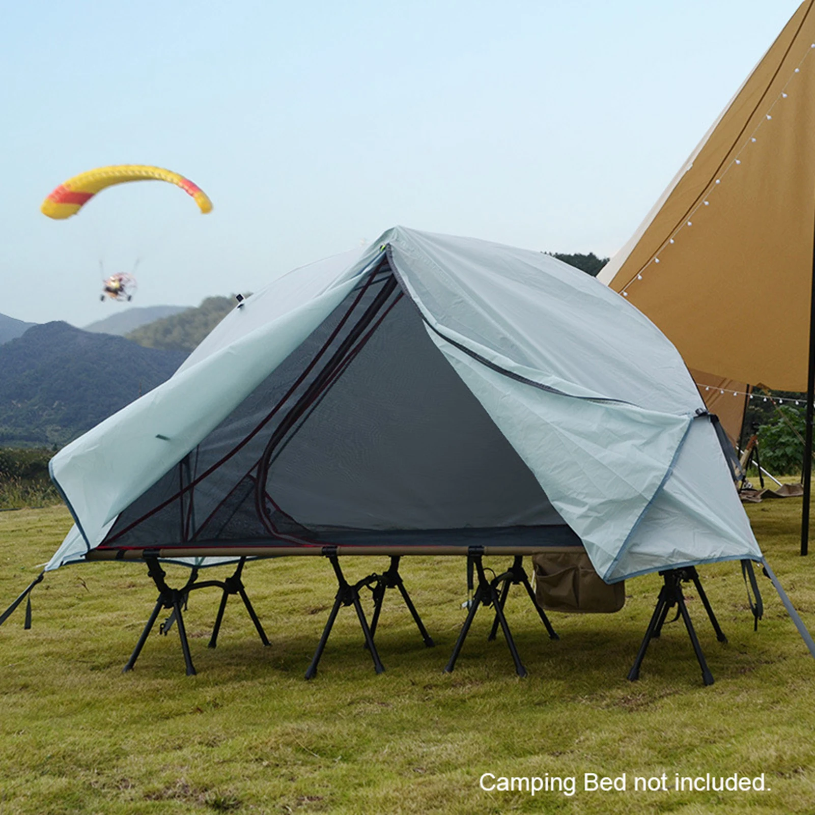 1 Person Camping Tent for Cot 3