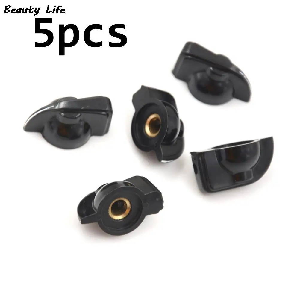 5pcs 6mm K7-1 hole 6mm Chicken beaks Band switch knob potentiometer knob Bakelite knob cap