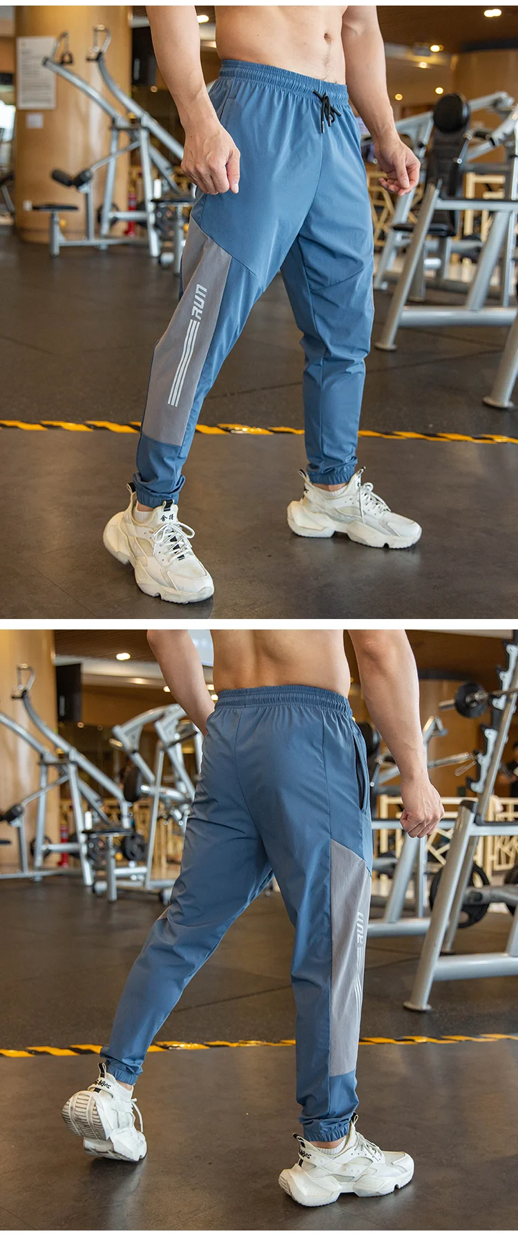  Pantalones deportivos para hombre, pantalones deportivos de  gimnasio, ajuste ajustado, para fitness, correr, entrenamiento y trotar, A,  XXL : Ropa, Zapatos y Joyería