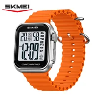 SKMEI 2269 Sport Digital Watch For Man Fashion Luxury Countdown Clock Waterproof Stopwatch 2Time Top Brand Electronic Wristwatch 1