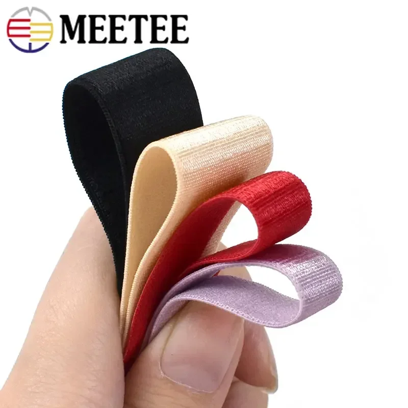 Trimming Shop 5 Metro - 7mm (Nero) Piatto Tessuto Elastico Per Creazione Vestiti, Fascia Vita, Fasce, Morbido E Elasticizzato Lavoro a Maglia, Fai da Te Artigianato Progetti, Cucito Accessori