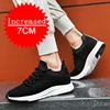 Man Mesh Sports Breathable Casual Shoes Invisible Inner Height-increasing Shoes Shoes Soft-soled Running Shoes Increasing Shoes 3