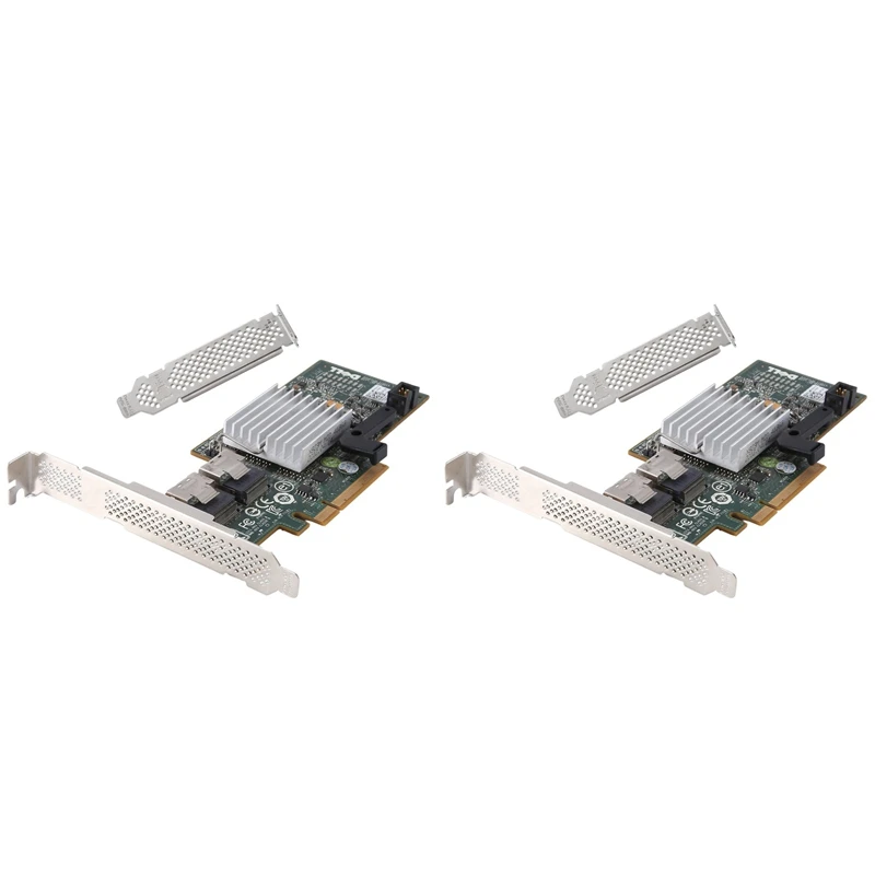 

2X для контроллера Dell H200 IT Mode SATA / SAS SAS2008 HBA RAID 6 Гбит/с Pcie X8 LSI 9211-8I M1015 ZFS freкаты 03J8FW