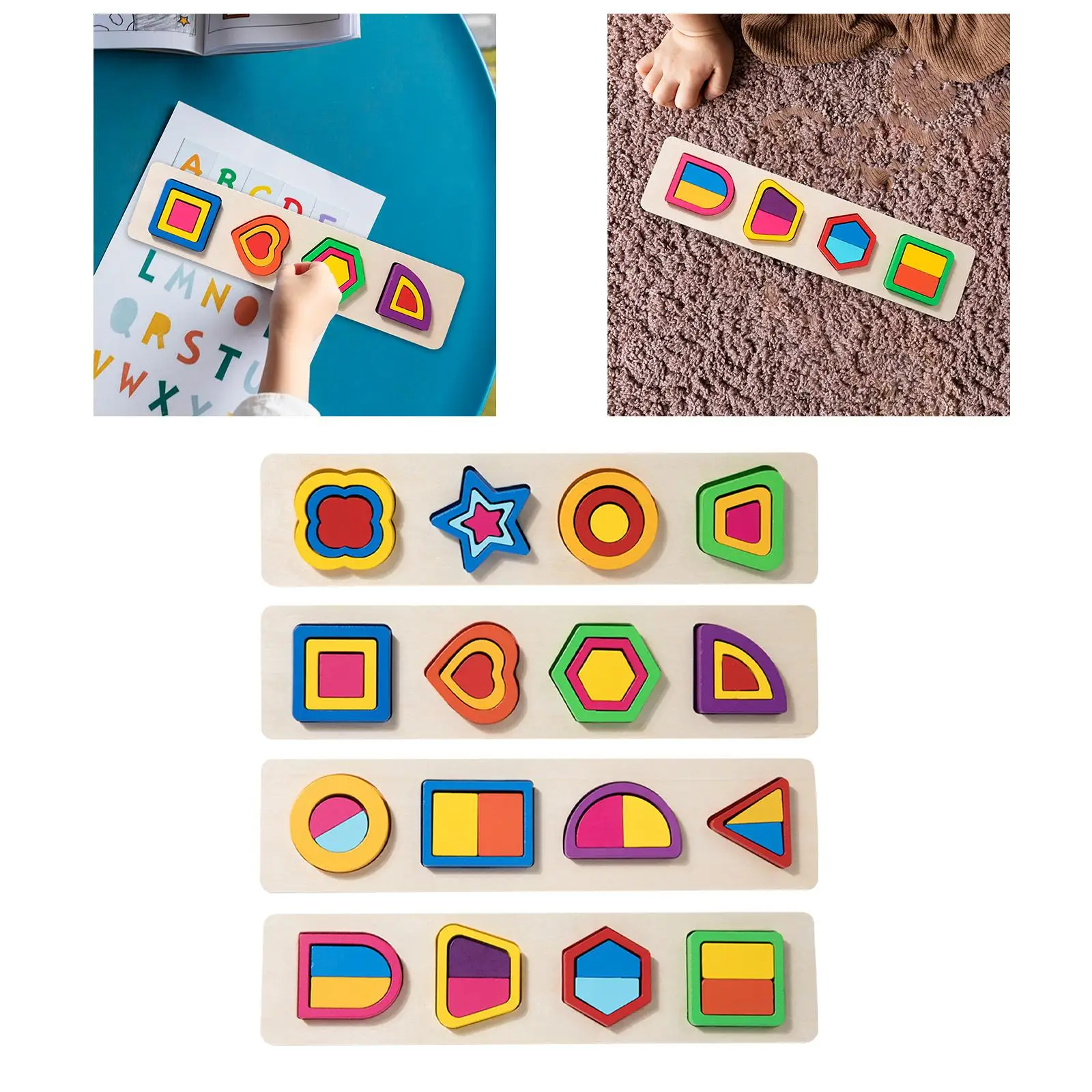 Wooden Shape Peg Puzzle Fine Motor Skills Early Learning Educational Toy Montessori Toys for 3 4 5 Children Holiday Gift Wooden Shape Peg Puzzle Fine Motor Skills Early Learning Educational Toy Montessori Toys for 3 4 5 Children Holiday Gift