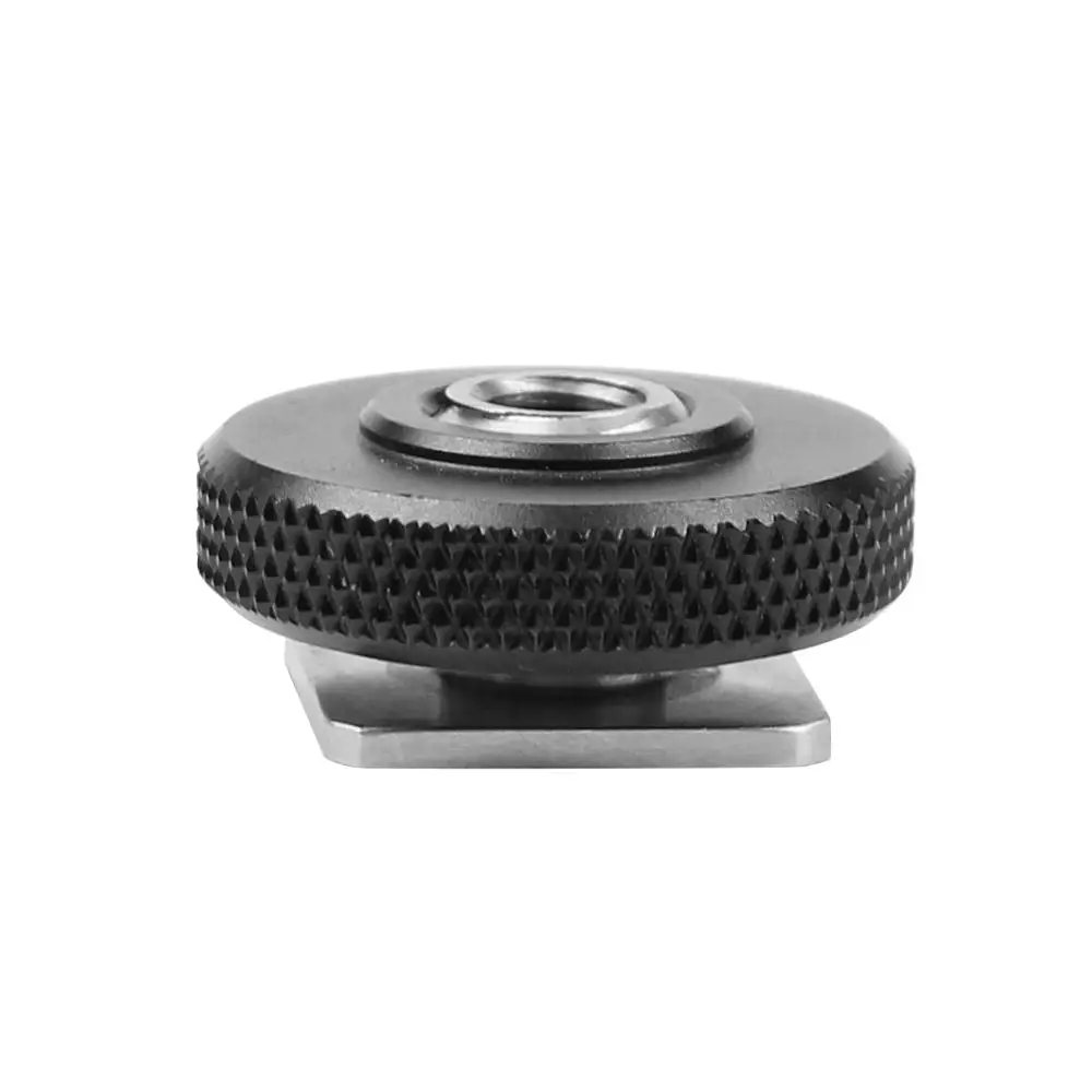 Versatile Stainless Steel Cold Shoe Mount Adapter