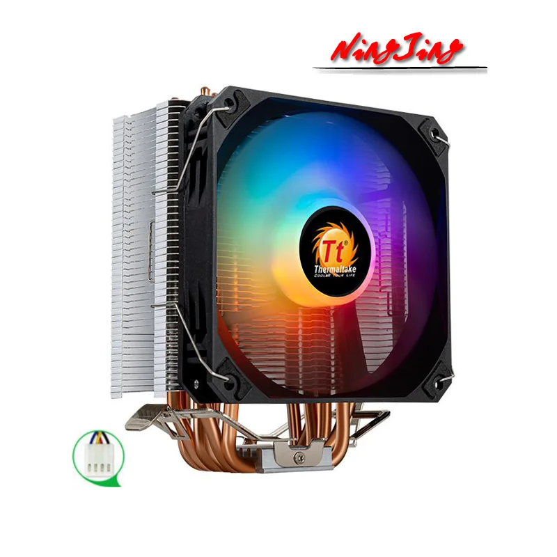 Thermaltake TT A600 AMD Intel CPU Fan RGB 4 pin Heat Pipe Cooler New