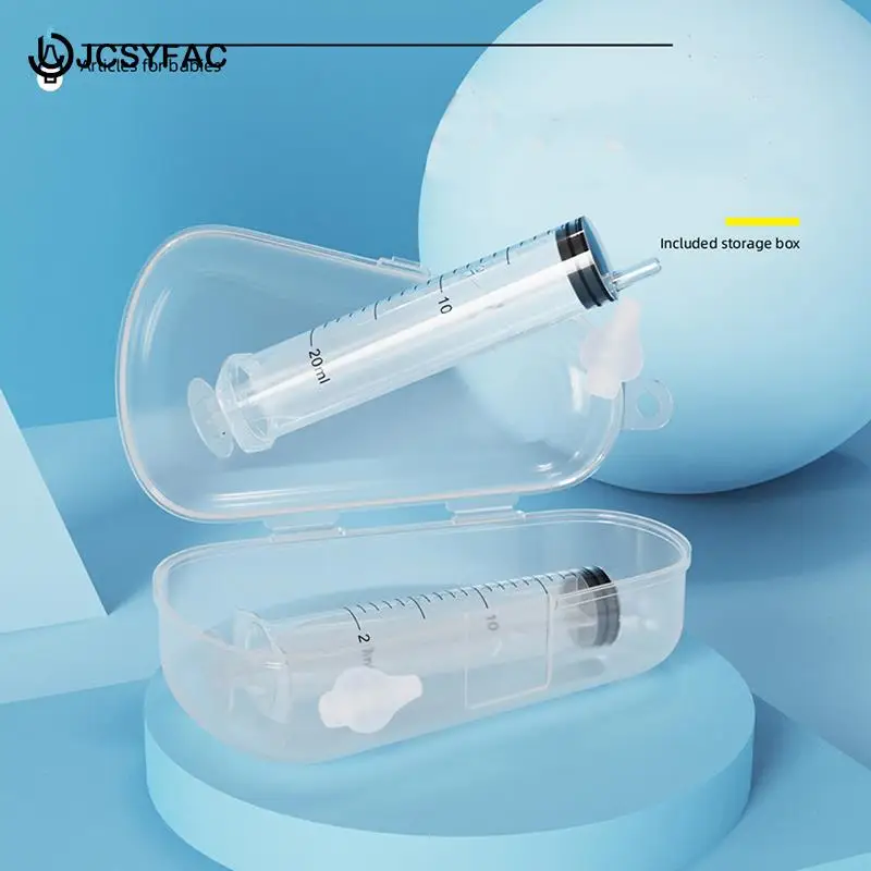 

2PCS/Box Professional Syringe Baby Nasal Irrigator Portable Infant Nose Cleaner Rinsing Device Soften Nasal Scab For Children