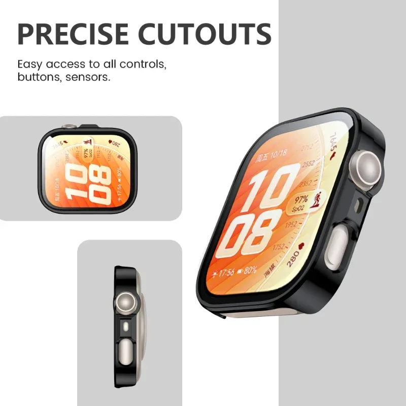 Matte Shockproof Protective Smartwatch Case - Anti-Scratch Bumper Shell