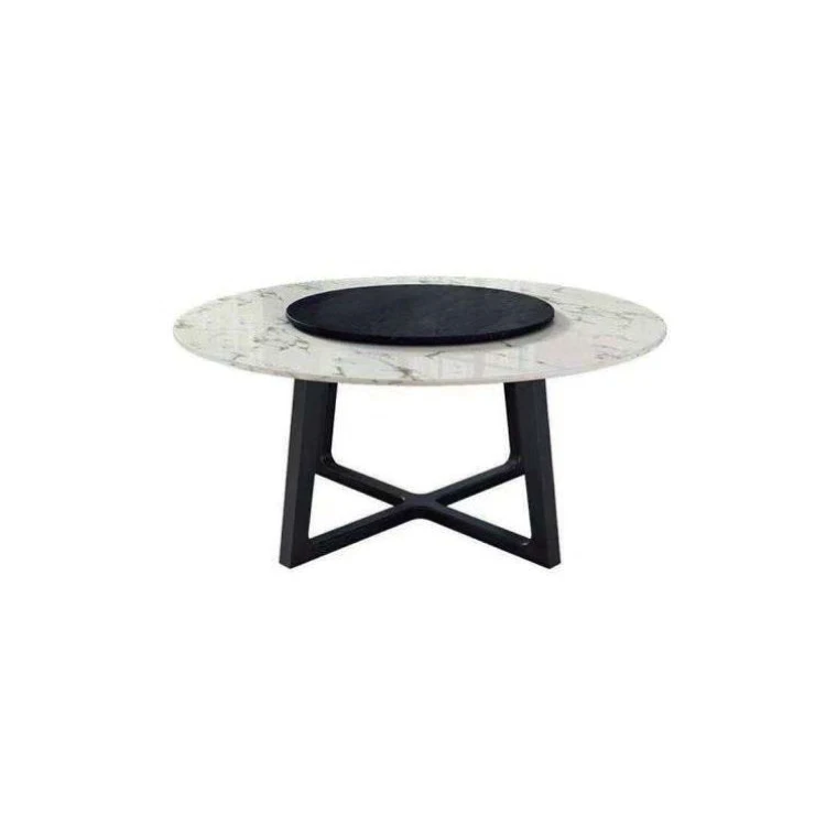 

luxury round dining table set Home Furniture dining tables with modern inlay cheap price