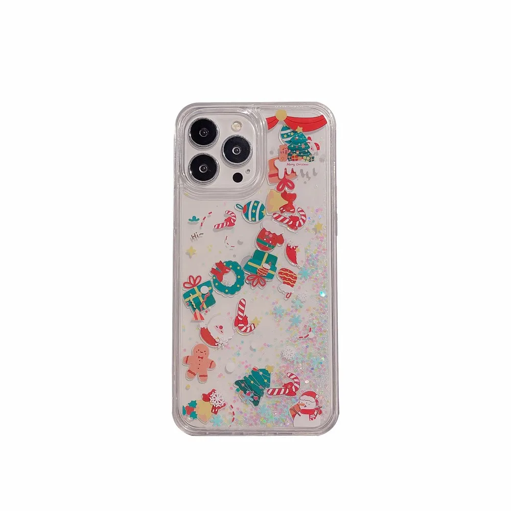 Christmas Glitter Iphone Case
