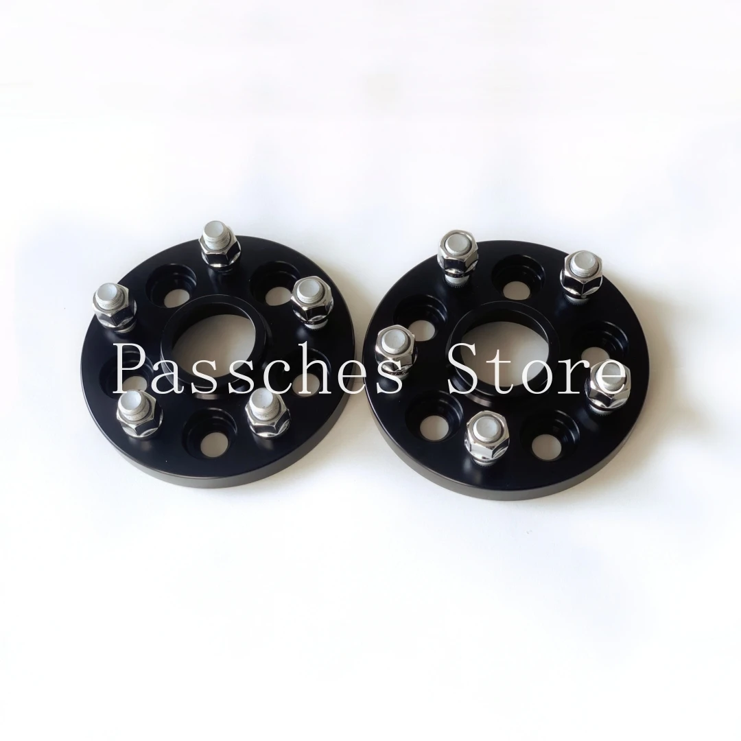 2개 20mm 변환 휠 어댑터 PCD 5x108에서 5x114.3 CB 63.4-60.1m 러그 스터드 M12x1.5