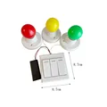 Tri color lamp