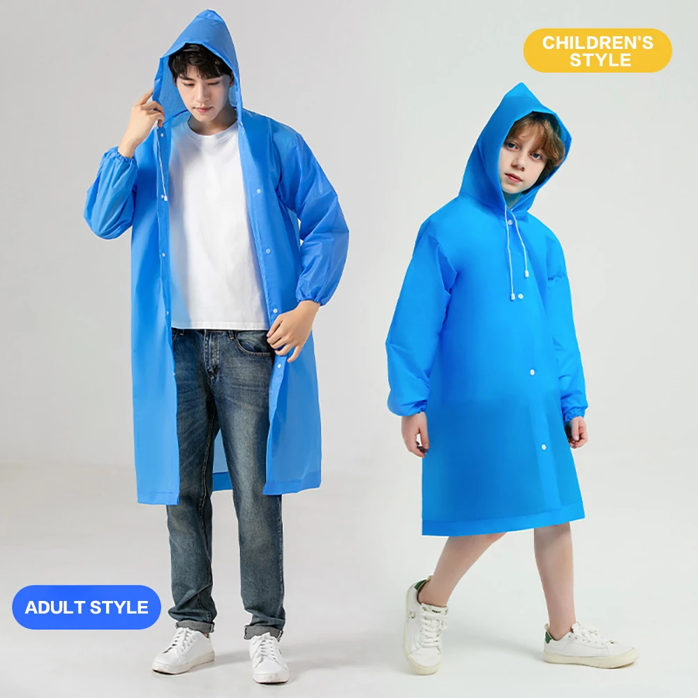 2 Impermeabili Per Bambini In EVA | Riutilizzabili Con Cappuccio | Anti-pioggia Per Outdoor E Scuola - Foto 14