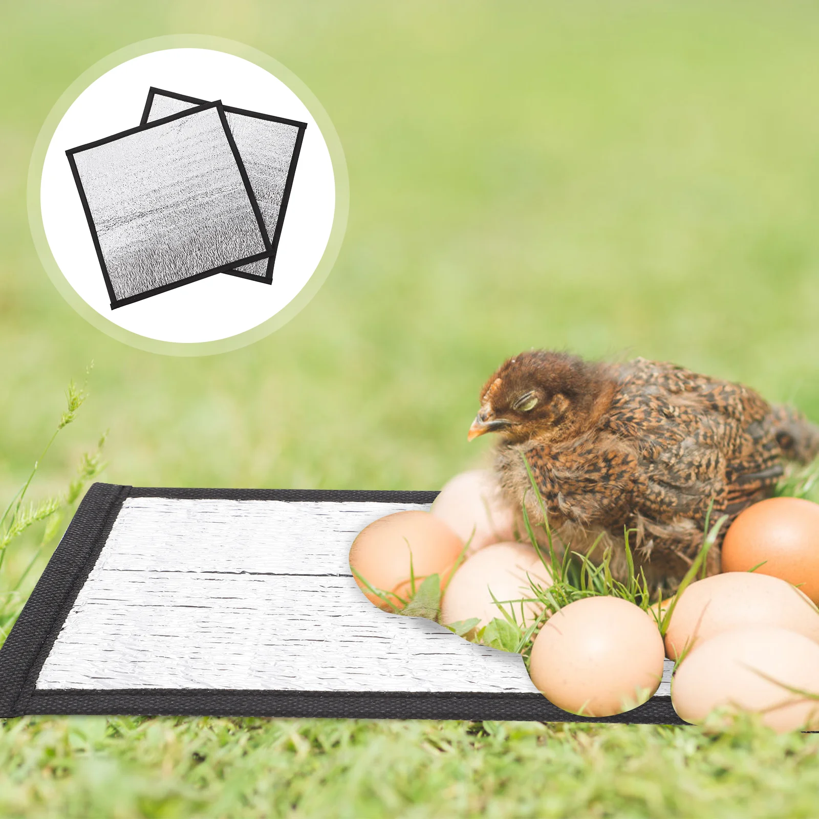 

2Pcs Reptile Heating Pad Pet Warm Reflective Film for Snake Lizard Turtle