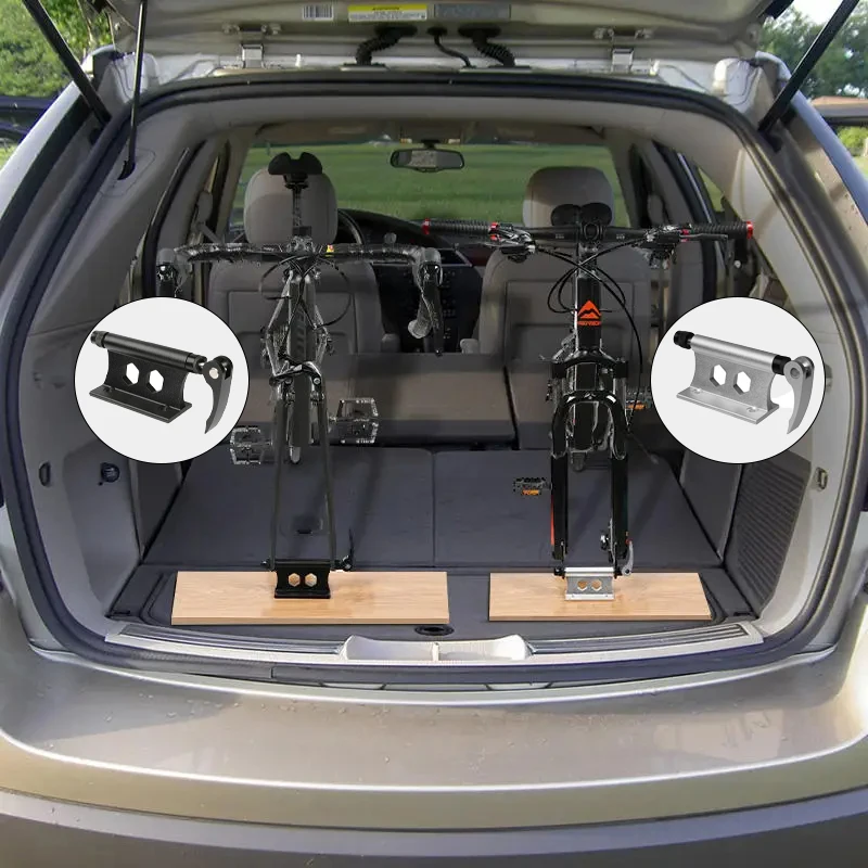 Bicycle Front Fork Holder Mount Car Roof Rack Support Quick