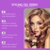 Hair Styling Gel Natural Hair Wax 6 Colors Edge Control Gel Long-Lasting Fluffy Easy to Wash Finishing Shaping Nourishing Hair 5