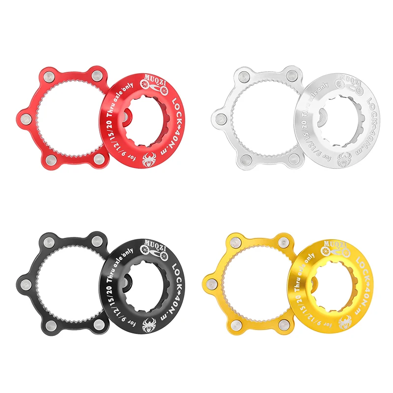 Bike Centerlock To 6-Hole Adapter Mountain Bike Hub Center Lock Conversion 6 Bolt Disc Brake Rotor Cycling Accessoires