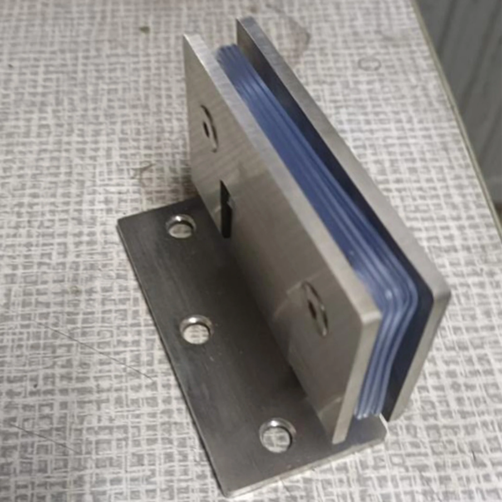 Shower Glass Door Hinges 90 Degree Bathroom Gate Clamp Shower Room Accessories For 8-12 mm Glass Door Cabinet Showcase stainless steel hinges door hinges