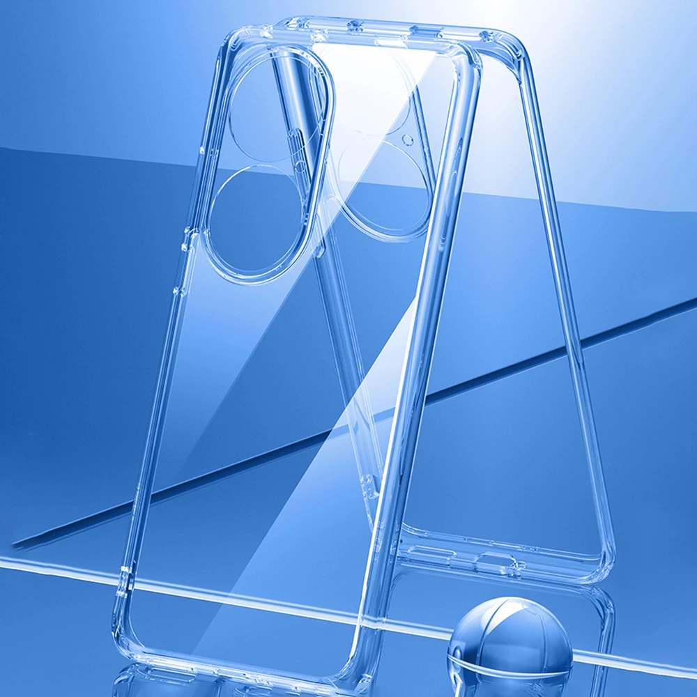 Ultra-Slim Transparent Silicone Phone Case - High-Quality Clear Protective Cover