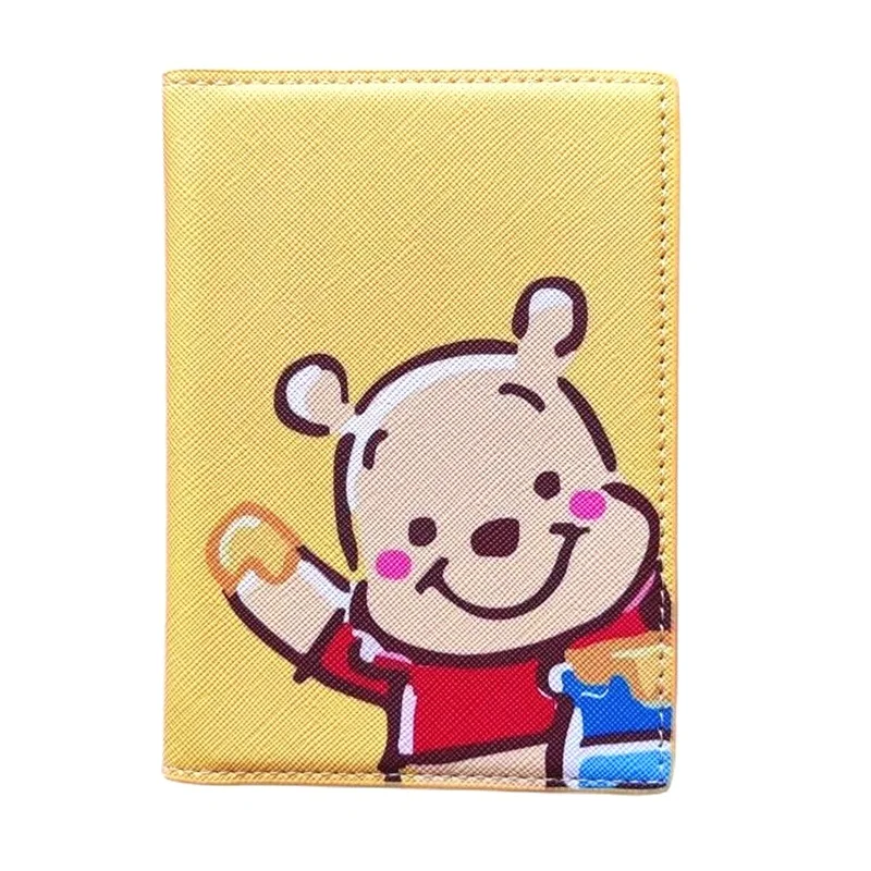 Disney Winnie The Pooh Travel Passport Cover Wallet Unisex Business